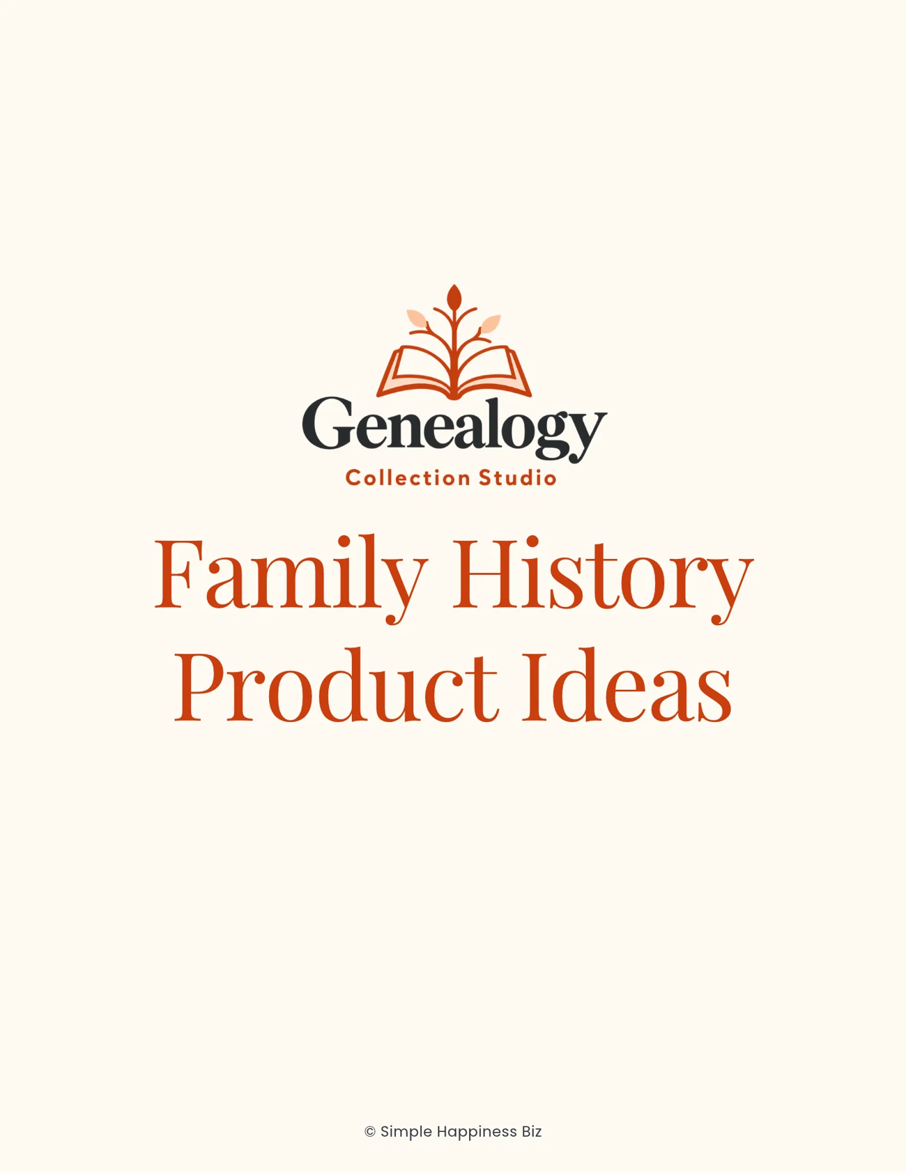 Family History Product Ideas bonus report